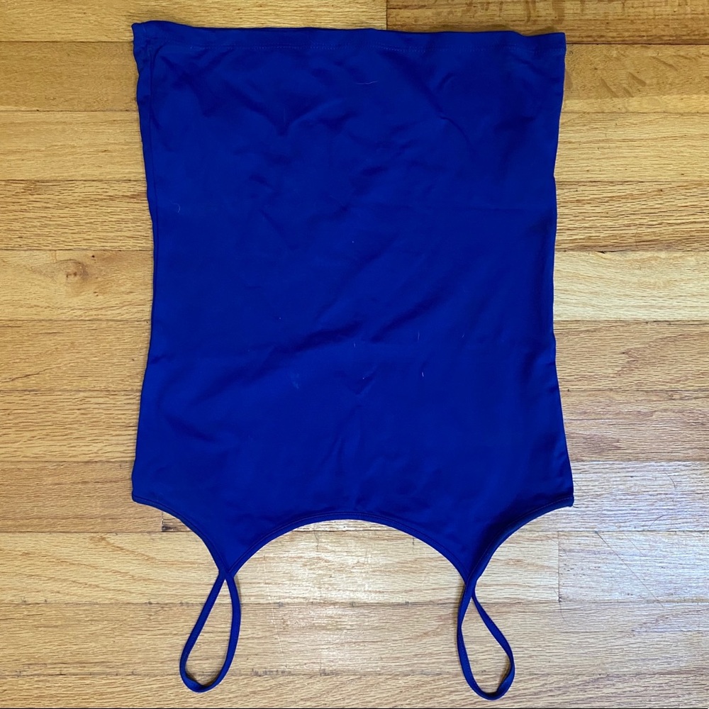 Zara royal blue spaghetti strap tank top size S